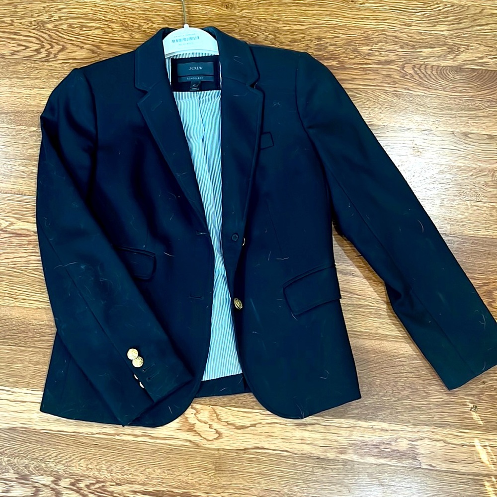 J crew schoolboy blazer black